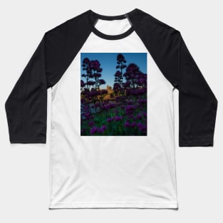 Tynemouth Priory Through Foreground Flora Baseball T-Shirt